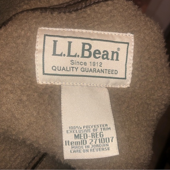 Ll Bean mens full zip sweater size medium - Picture 6 of 6